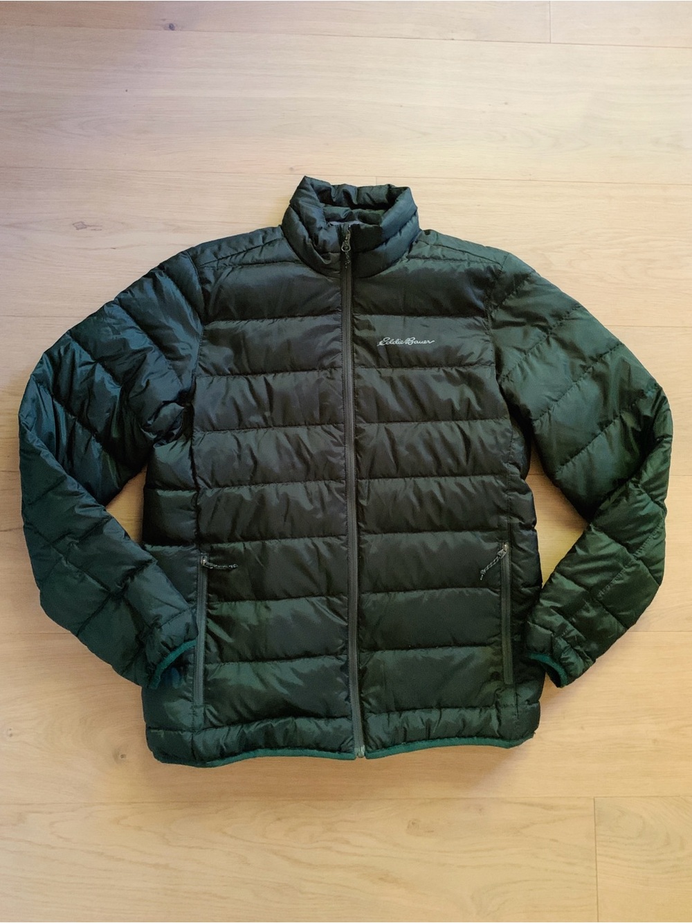 NWOT Eddie Bauer CirrusLite 650 Fill Down Jacket Men’s Small Forest Green